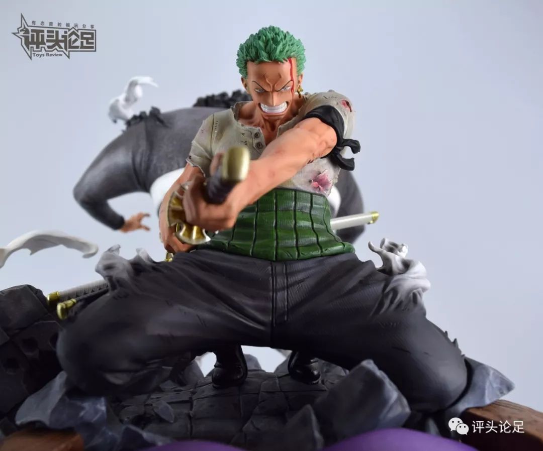 uc studio 海贼王雕像手办 索隆vs暴君熊 赏析