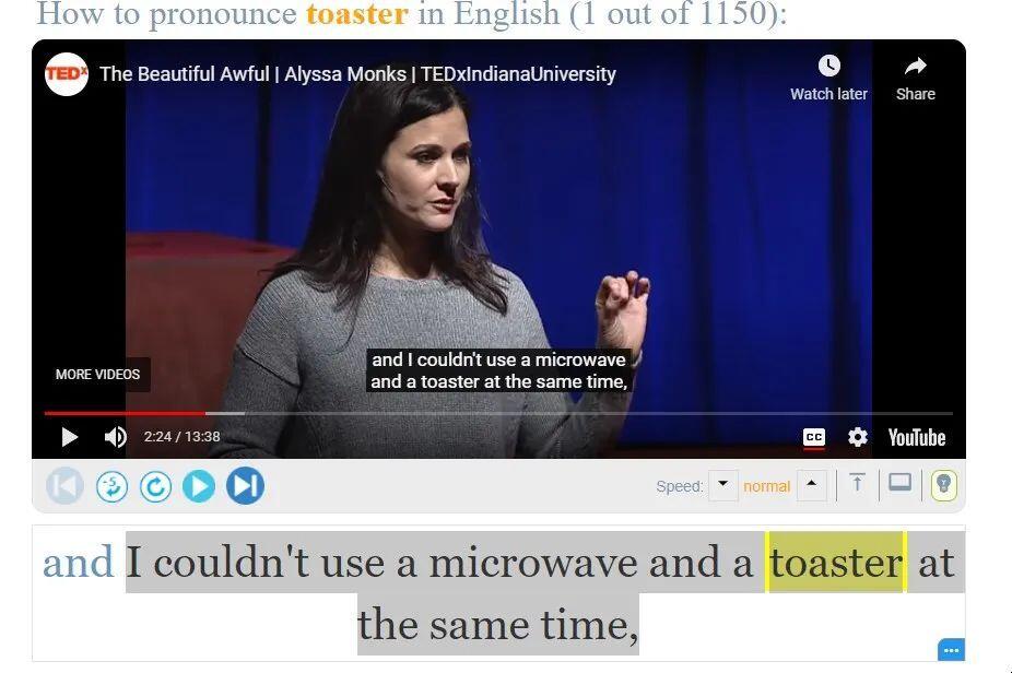 YouGlish：一个最近让我爱不释手的免费外语学习辅助工具 - 哔哩哔哩