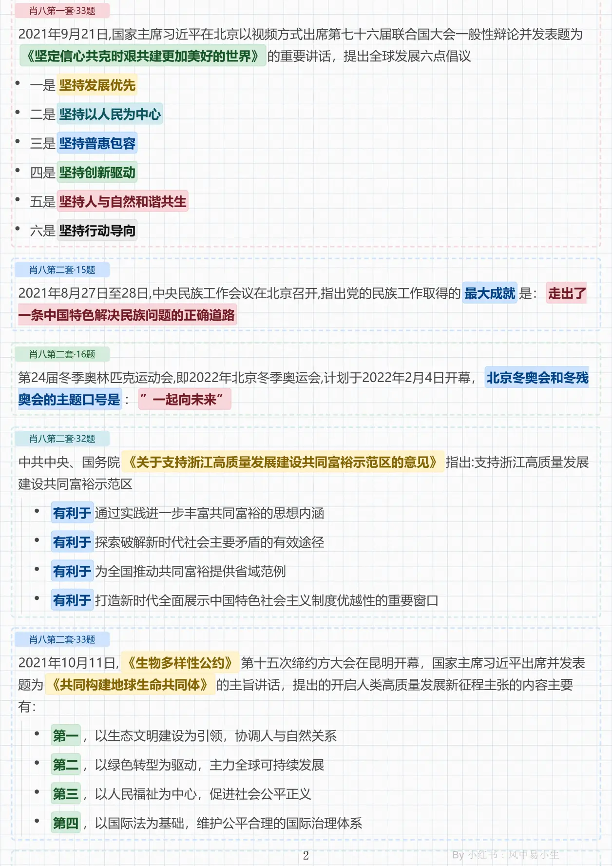 2022考研政治肖八时政汇总