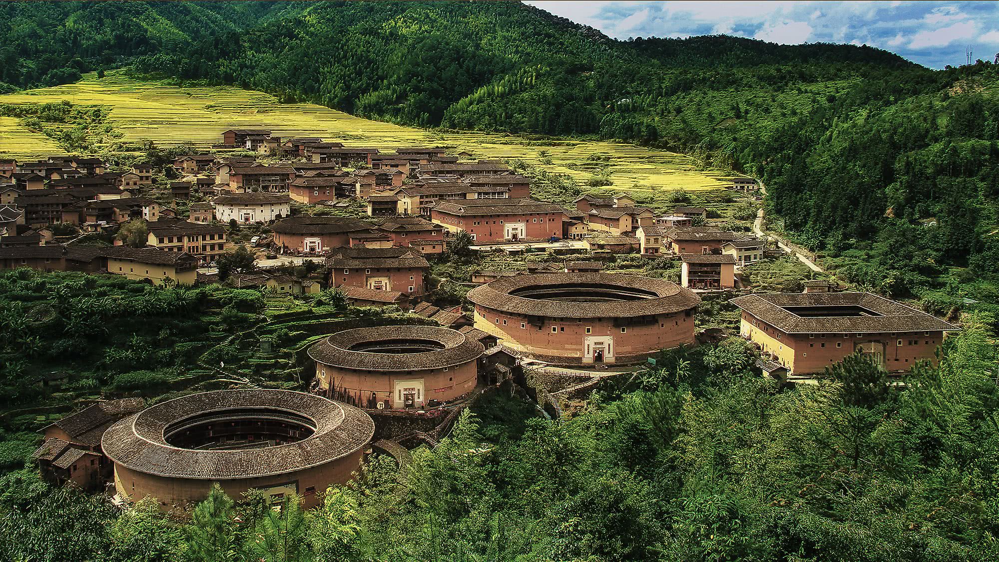 福建客家文化,世界建筑奇葩,东方古城堡土楼 - 哔哩哔哩