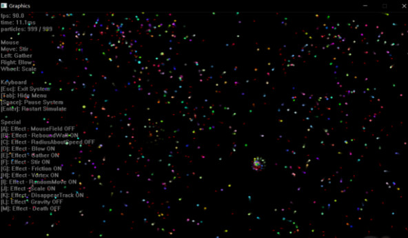 C语言2700行代码！粒子系统 (Particle System) ，EasyX图形库最强代码！！ - 哔哩哔哩