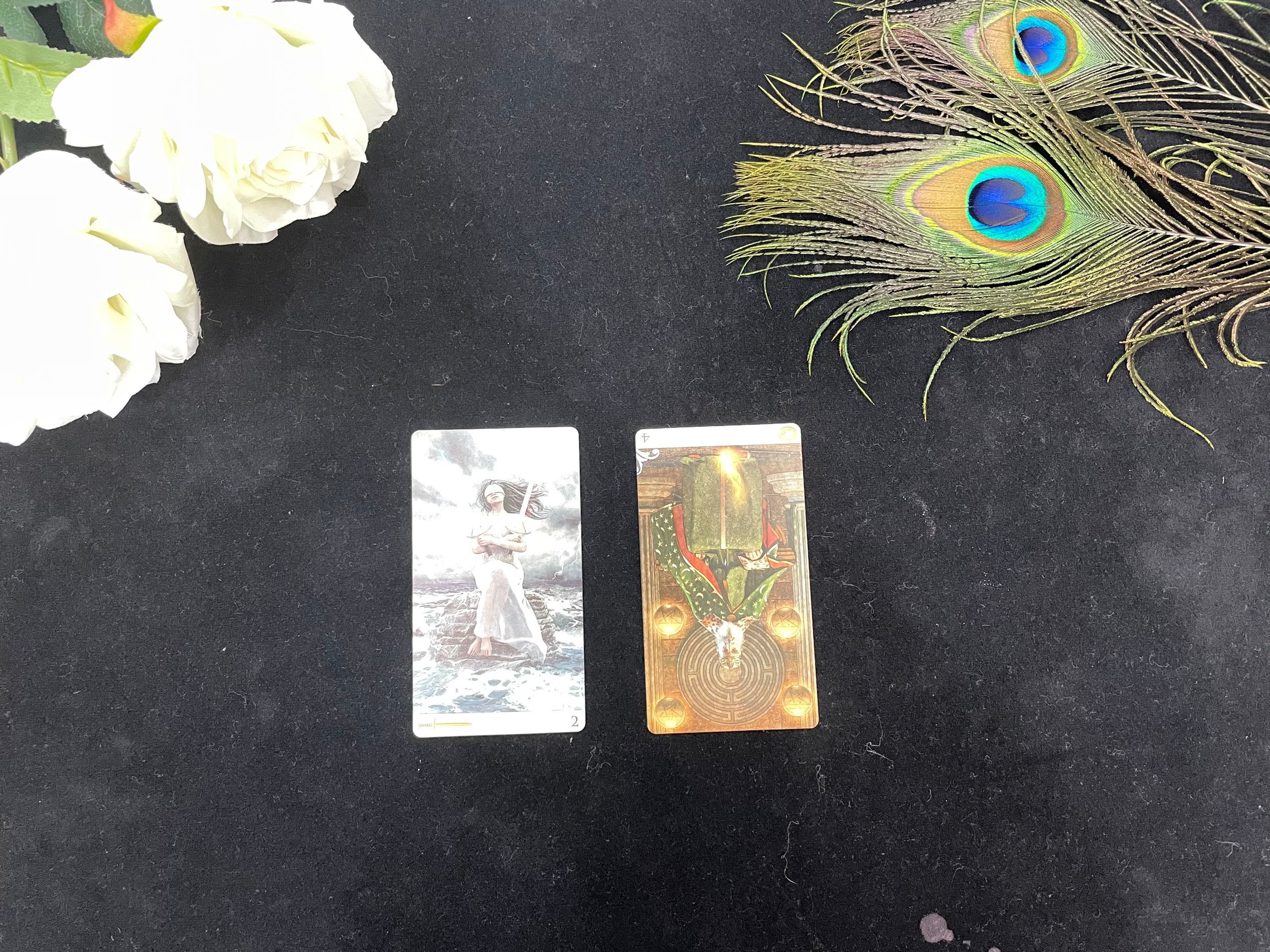 第二张:星币四逆位