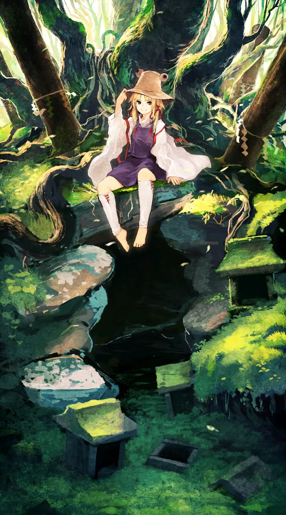 东方同人图集 土著神的顶点 洩矢诹访子 第40期 哔哩哔哩