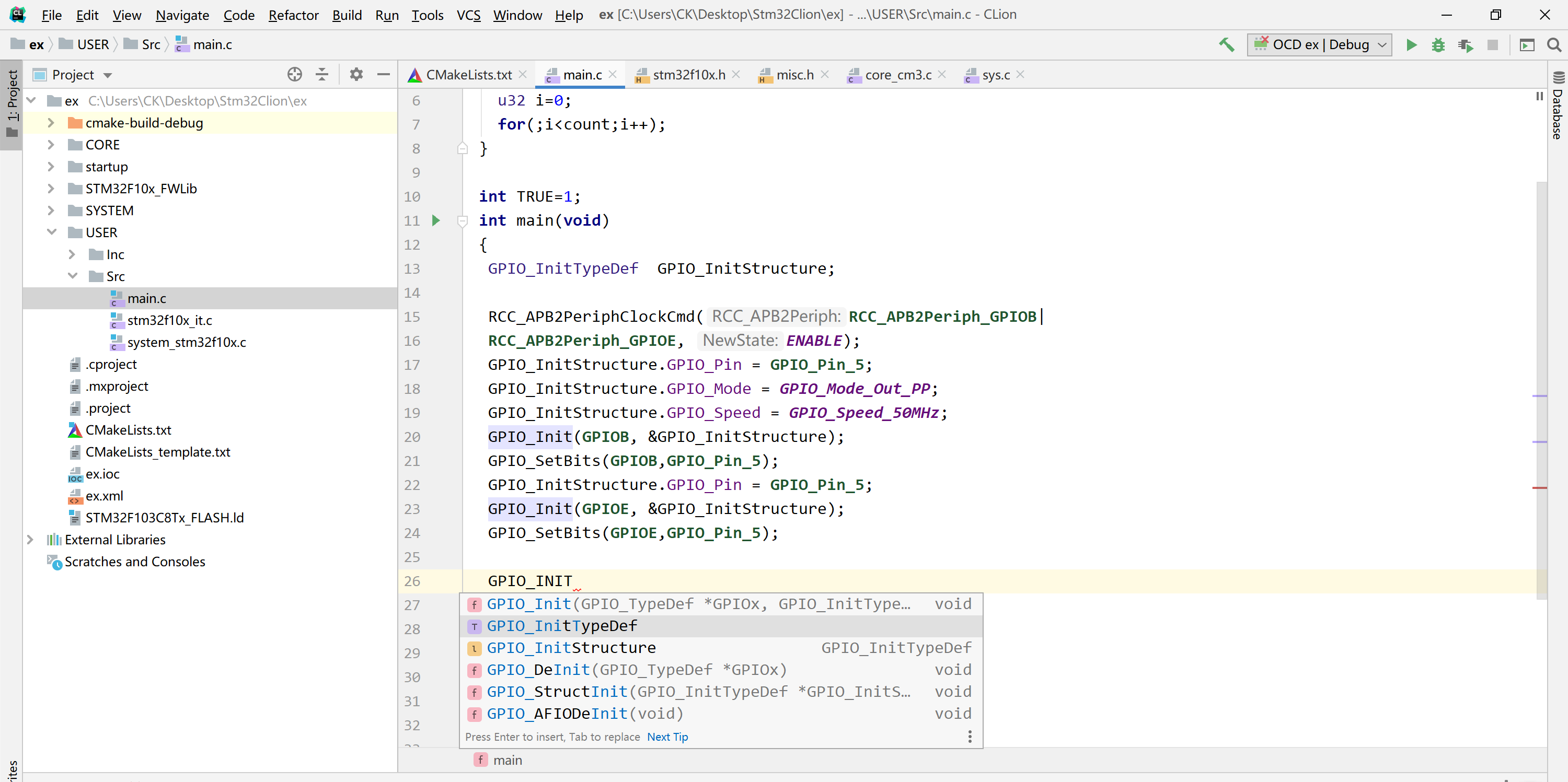 clion stm32 clion stm32