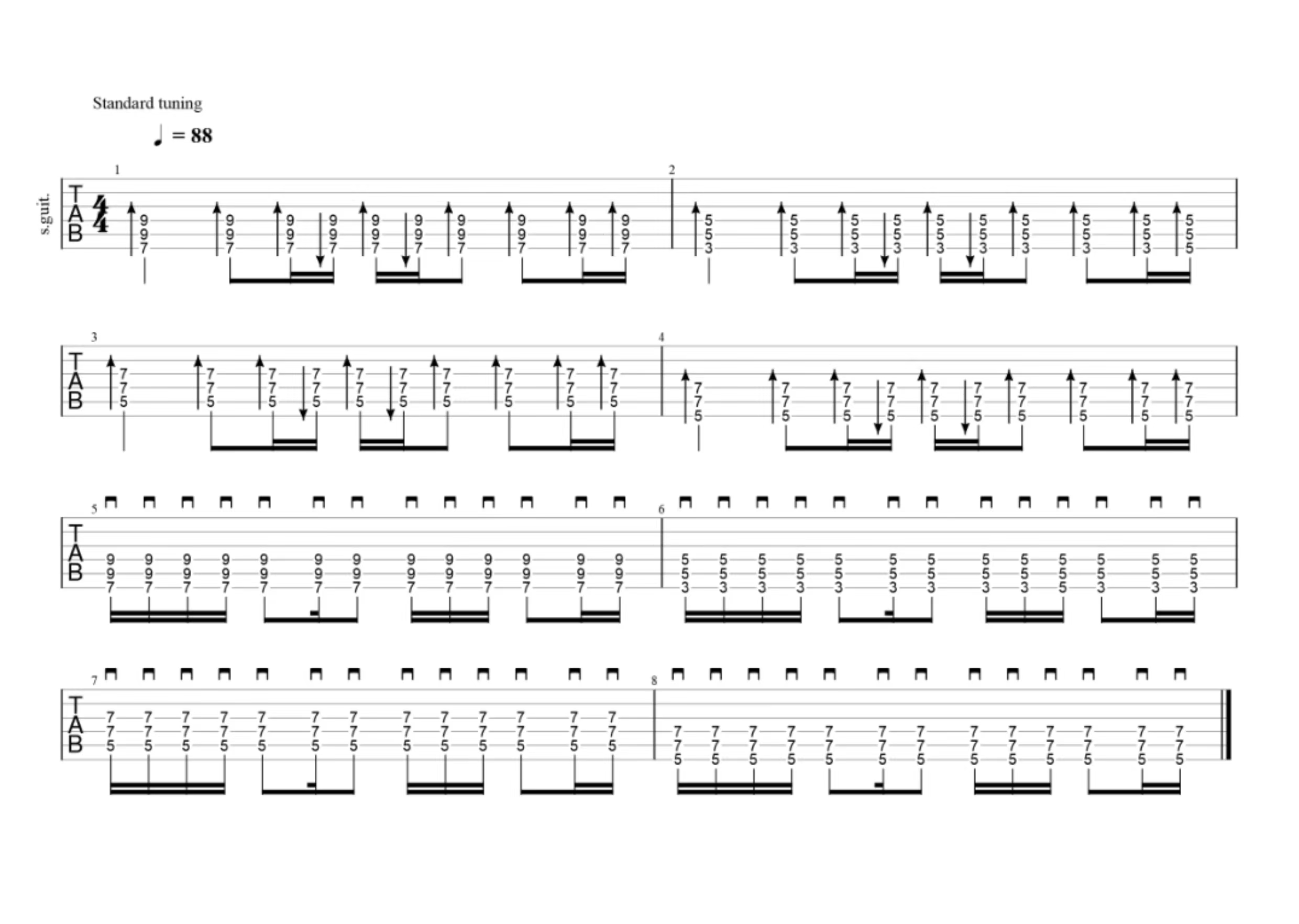 去年夏天C调六线PDF谱吉他谱-虫虫吉他谱免费下载