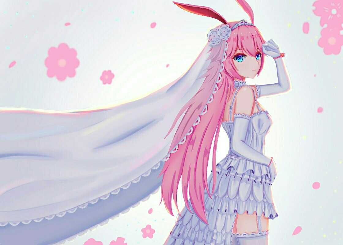 崩坏三精美图片——女王の婚纱樱