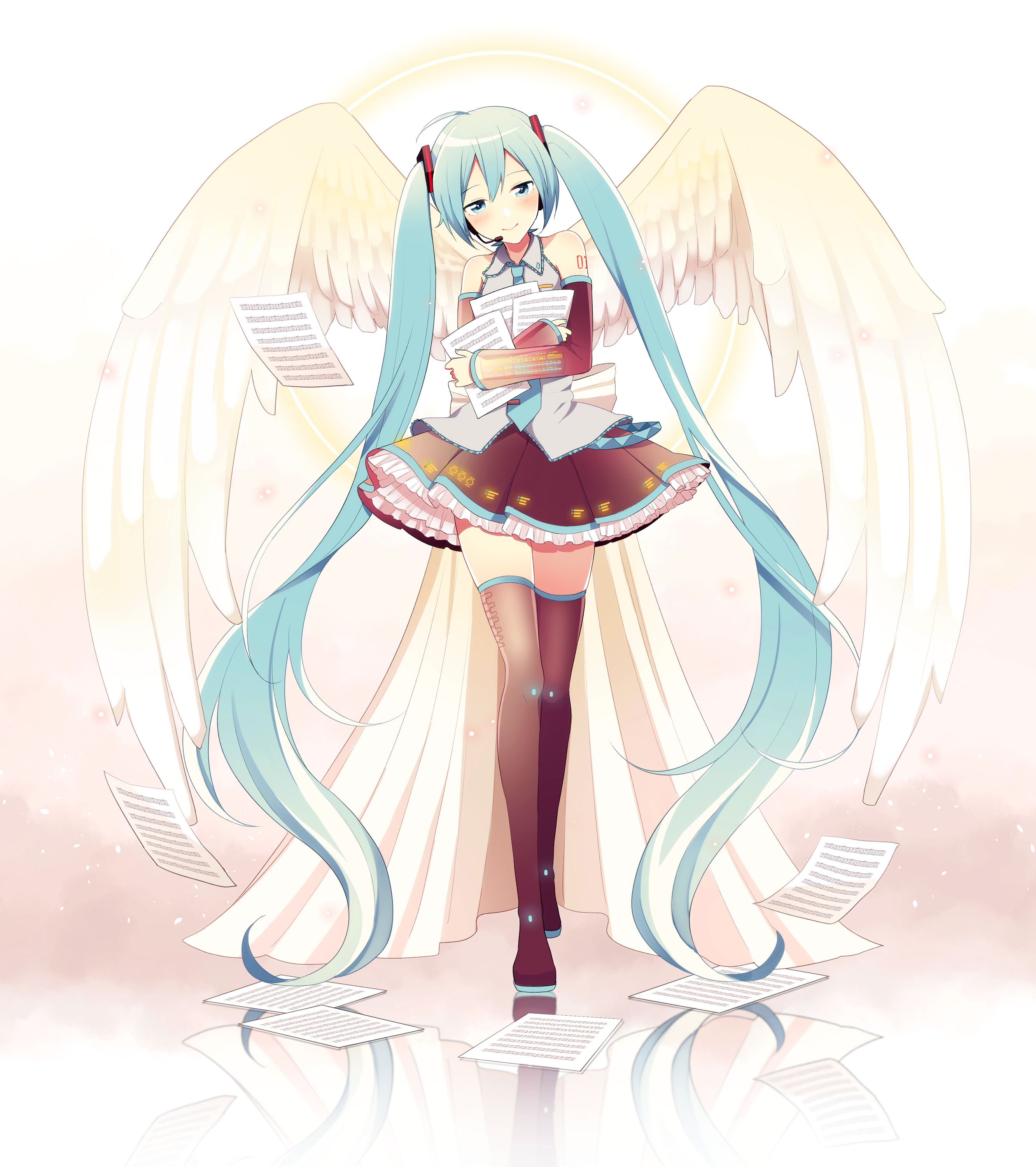 动画 动漫杂谈 【初音未来美图合集】第三十五期miku是天使!