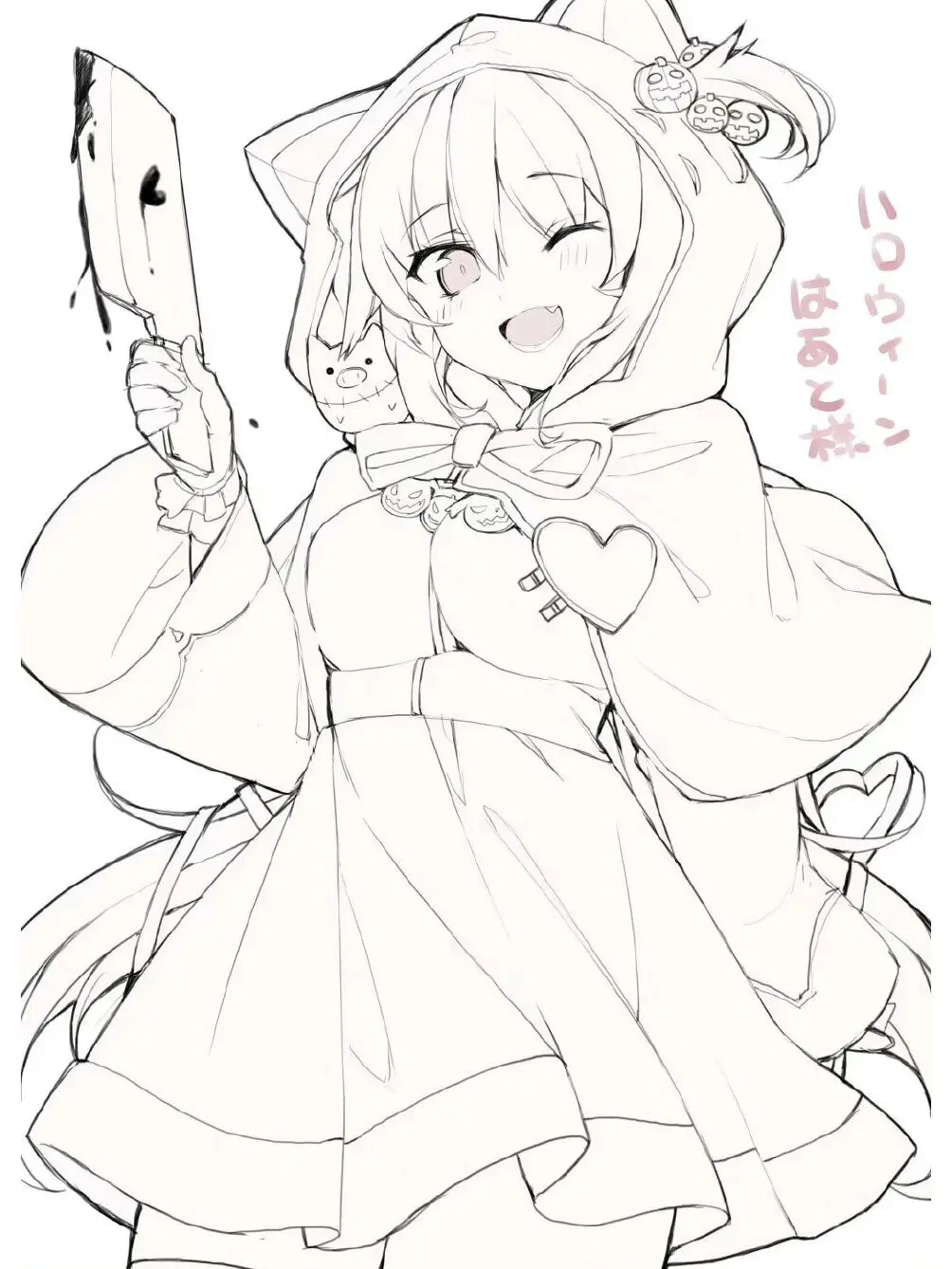 上千张高质量动漫人物线稿素材!