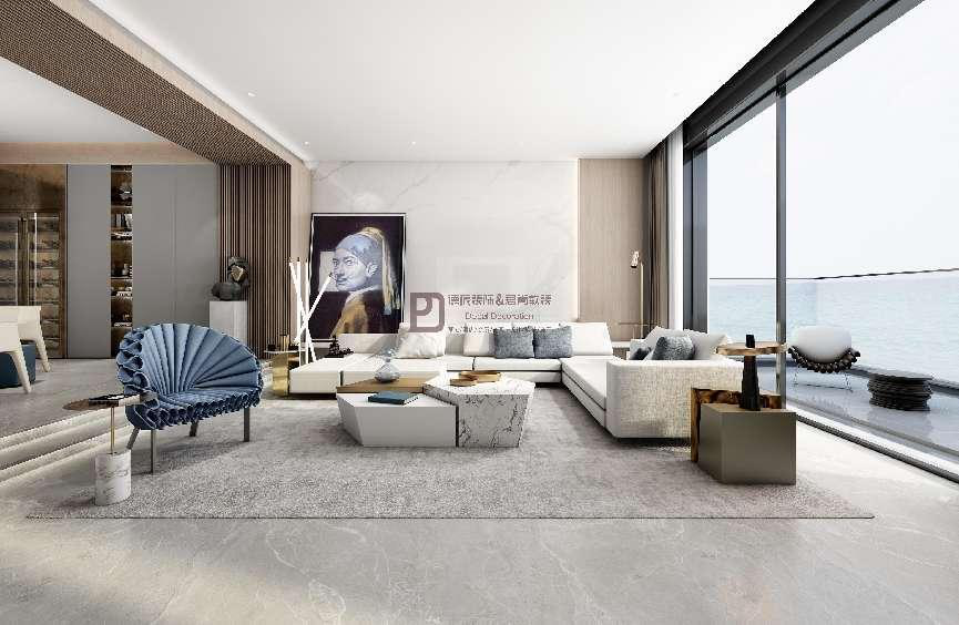 368m²现代极简装修案例,寻找纯粹的烟火气息 - 哔哩哔哩