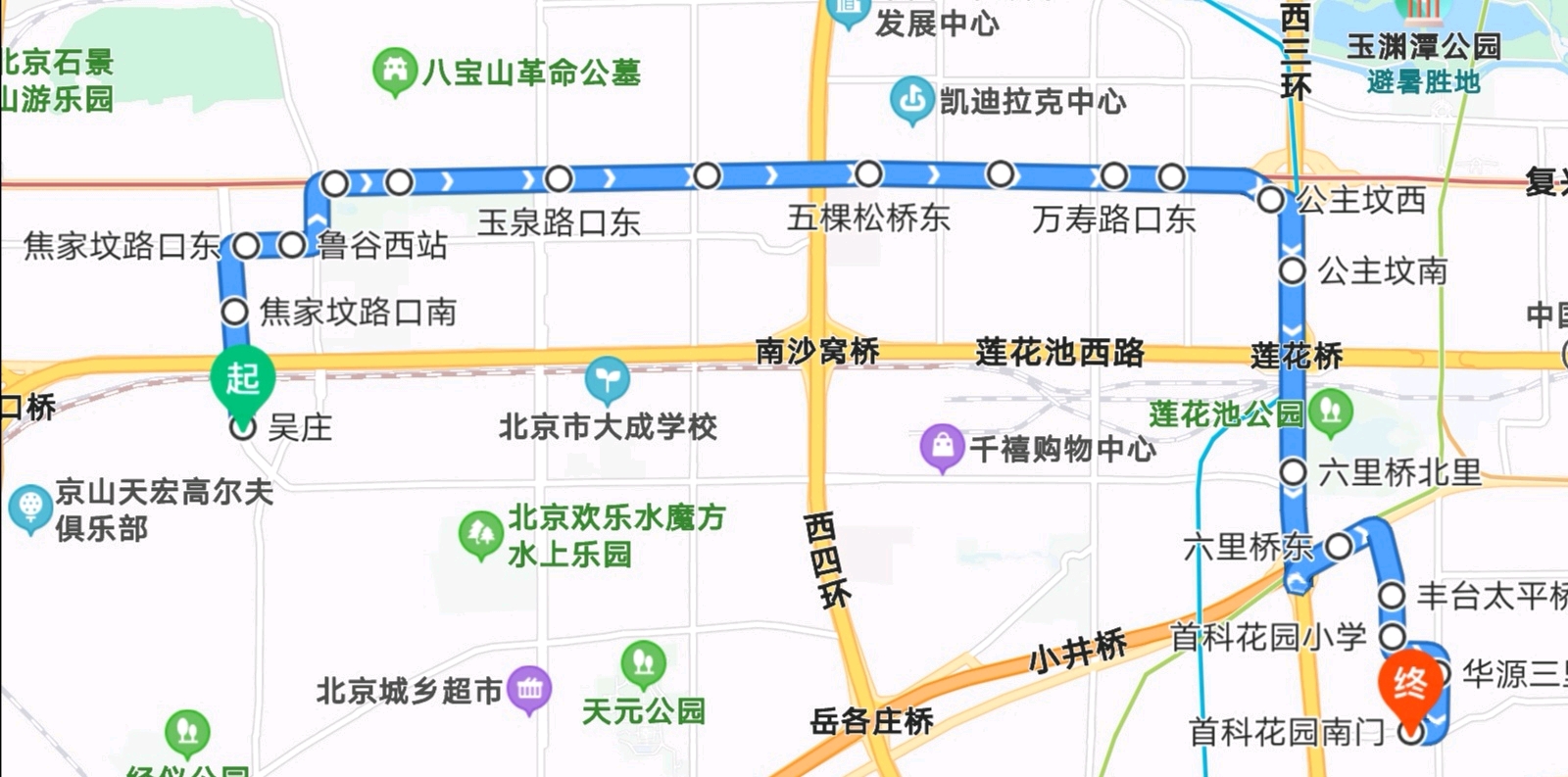 420路线路图