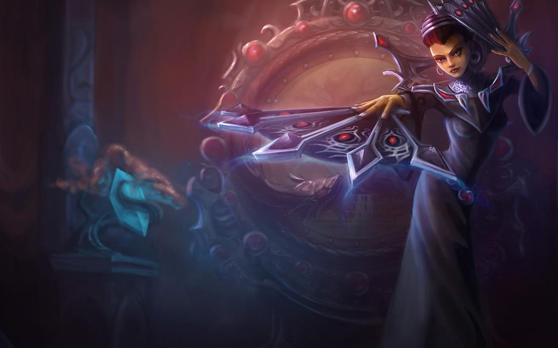 英雄联盟 壁纸 【第24期-复仇之矛,扇子妈】无水印自取