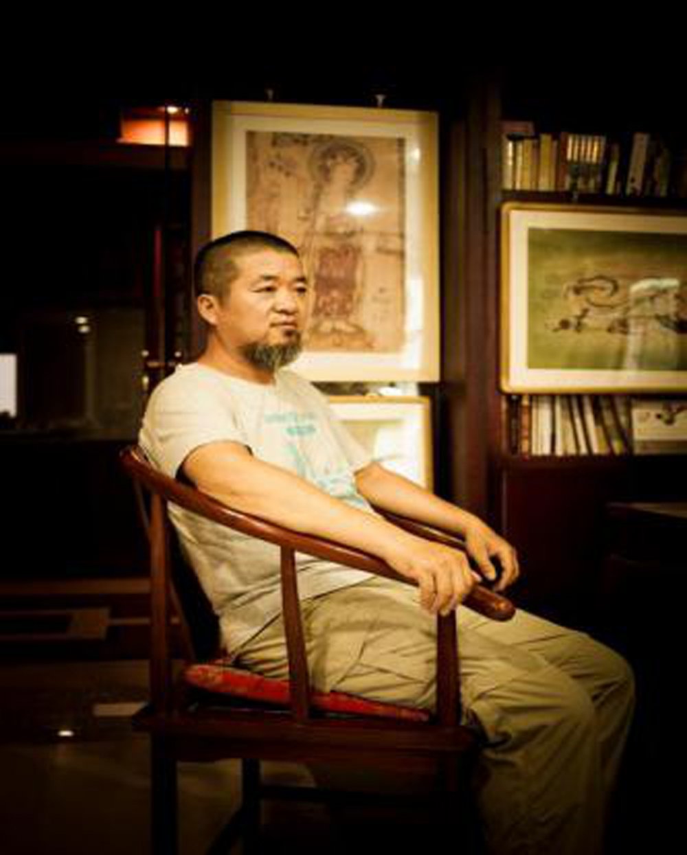 青年画家李鸿文倾情敦煌,作品欣赏