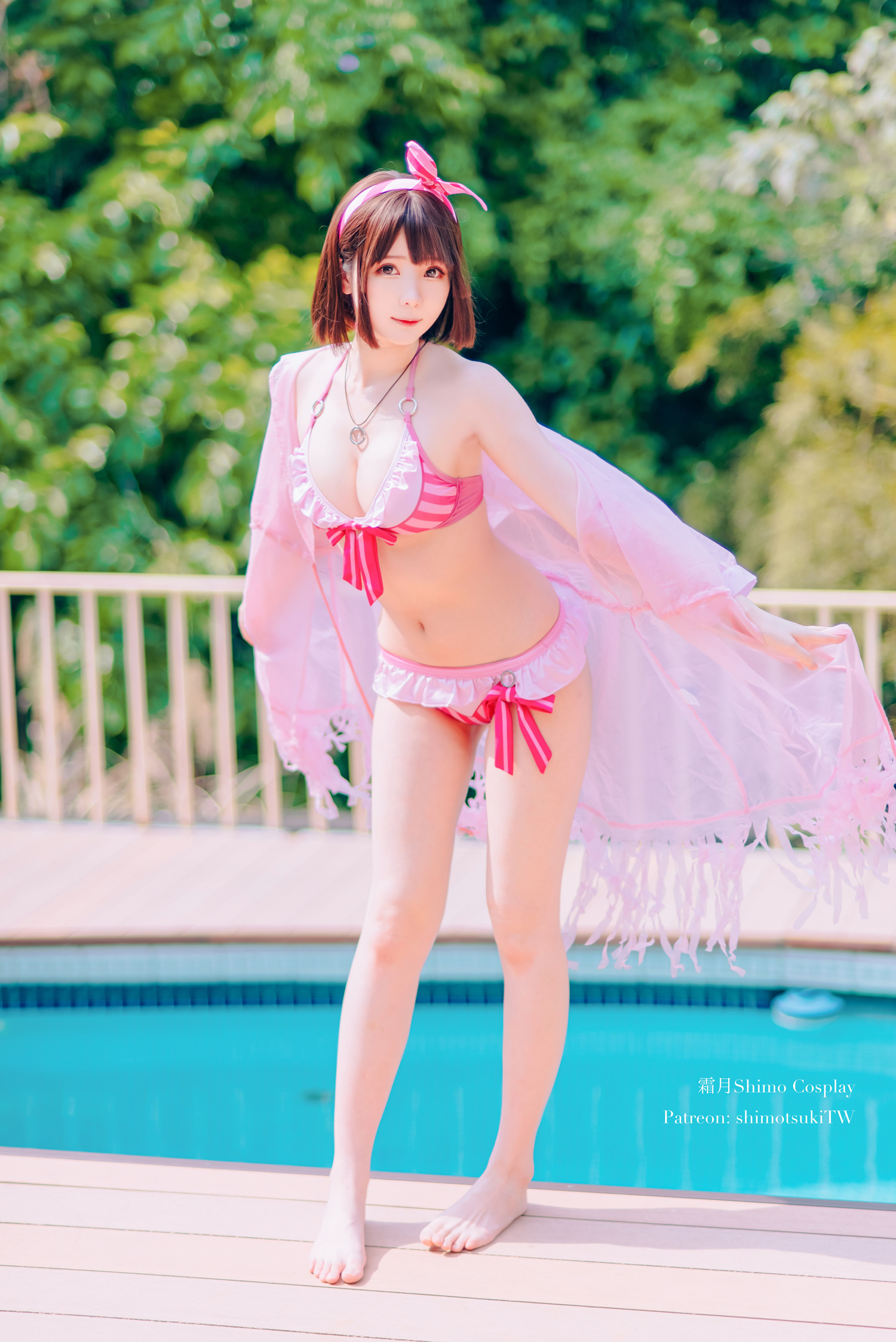 霜月Shimo加藤惠泳衣Cosplay1