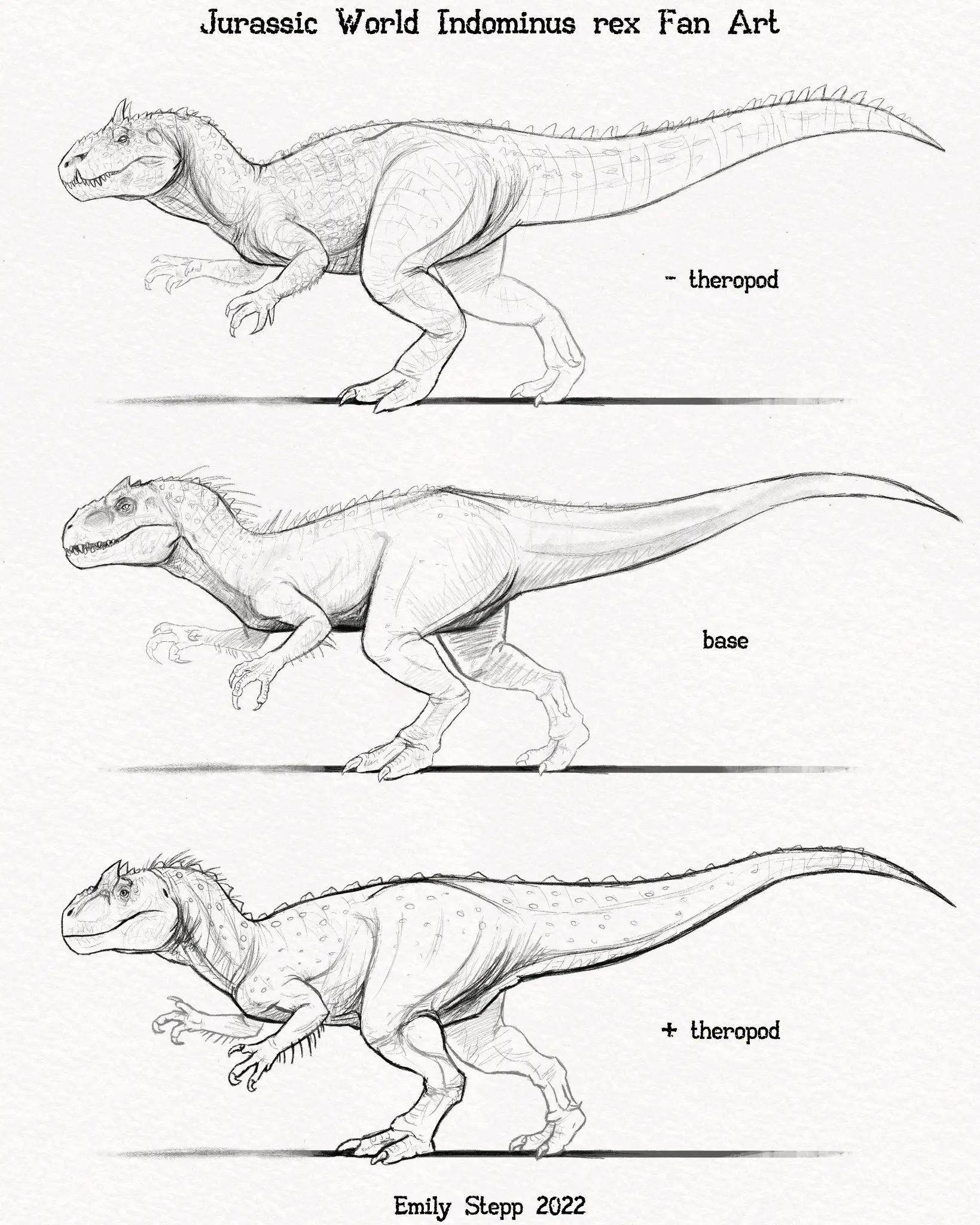 侏罗纪系列古生物的一些恐龙侧身图5