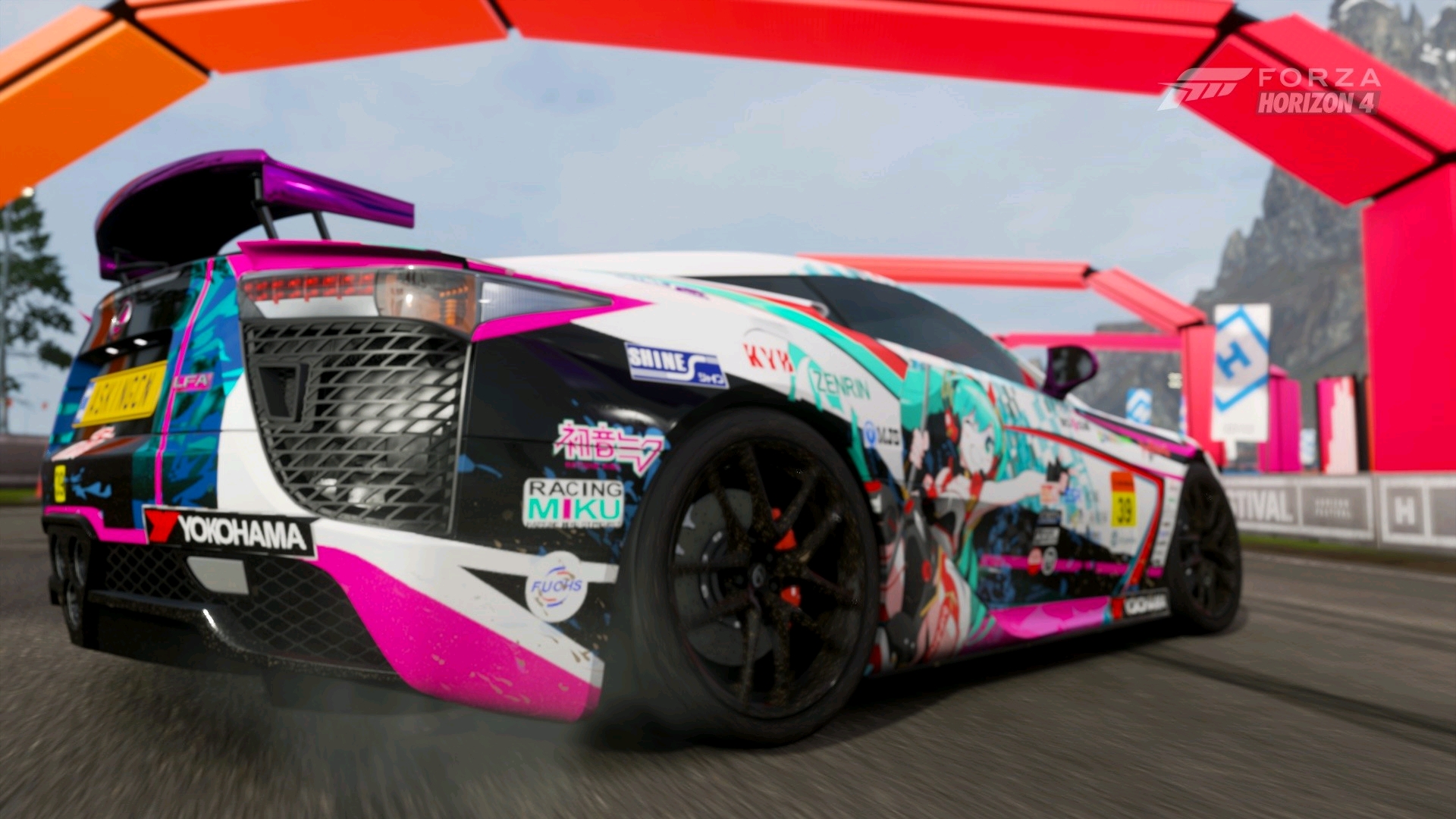 用大佬做的涂装拍的照片(地平线4)