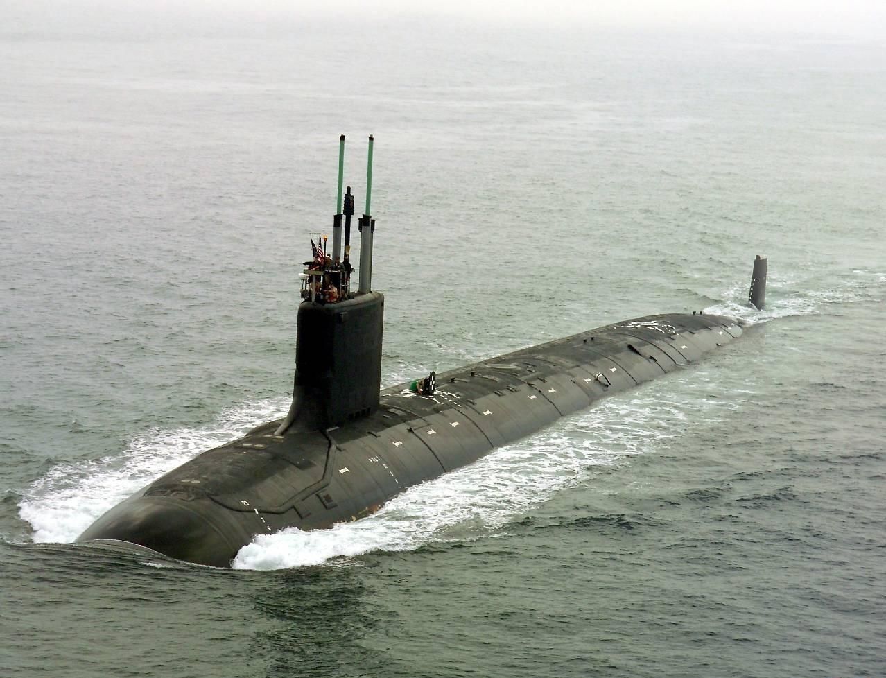 模拟动画示意！美核潜艇在南海到底怎么撞的_手机新浪网