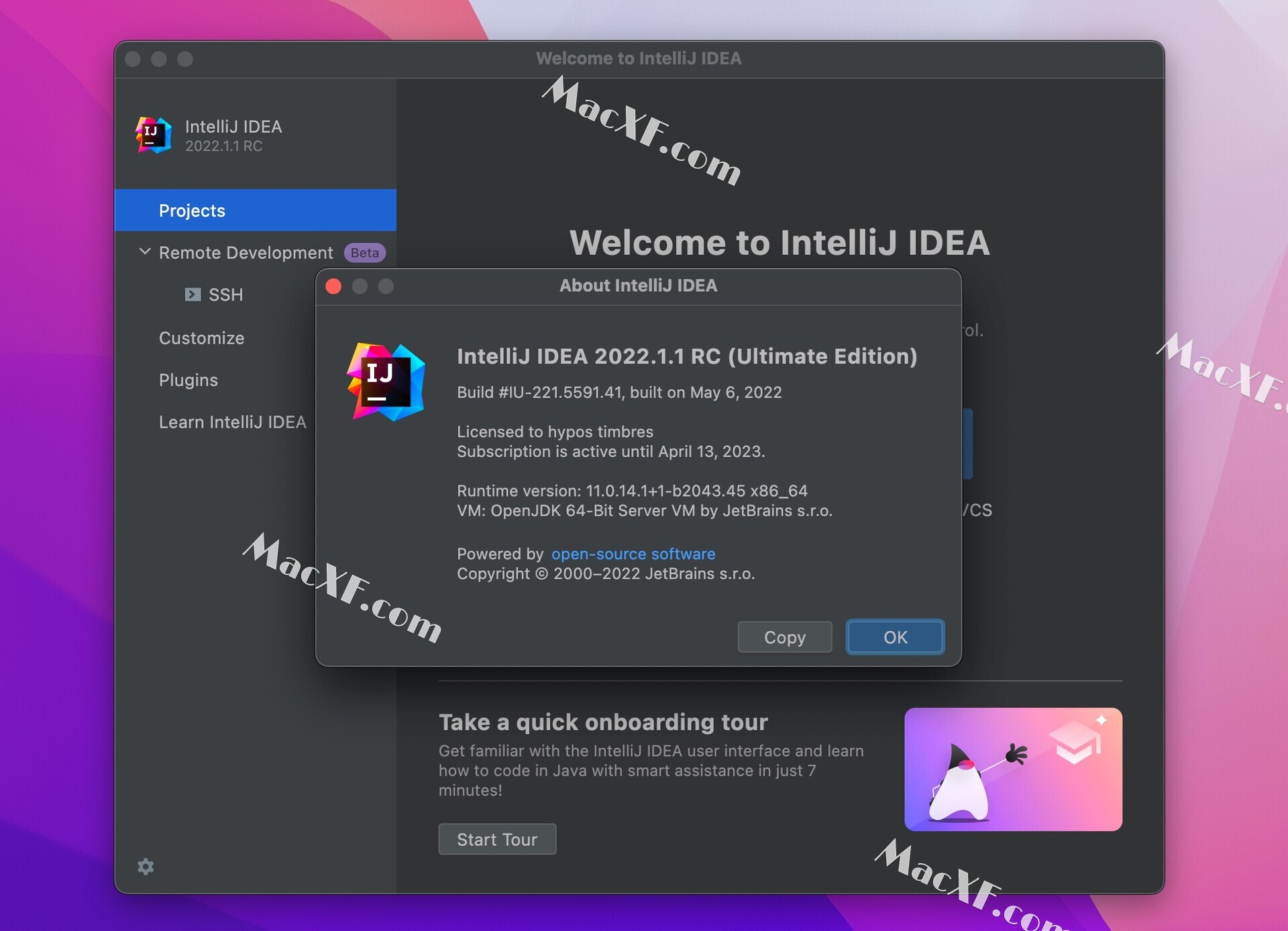 Java中文开发工具--JetBrains IntelliJ IDEA 2022 Mac - 哔哩哔哩