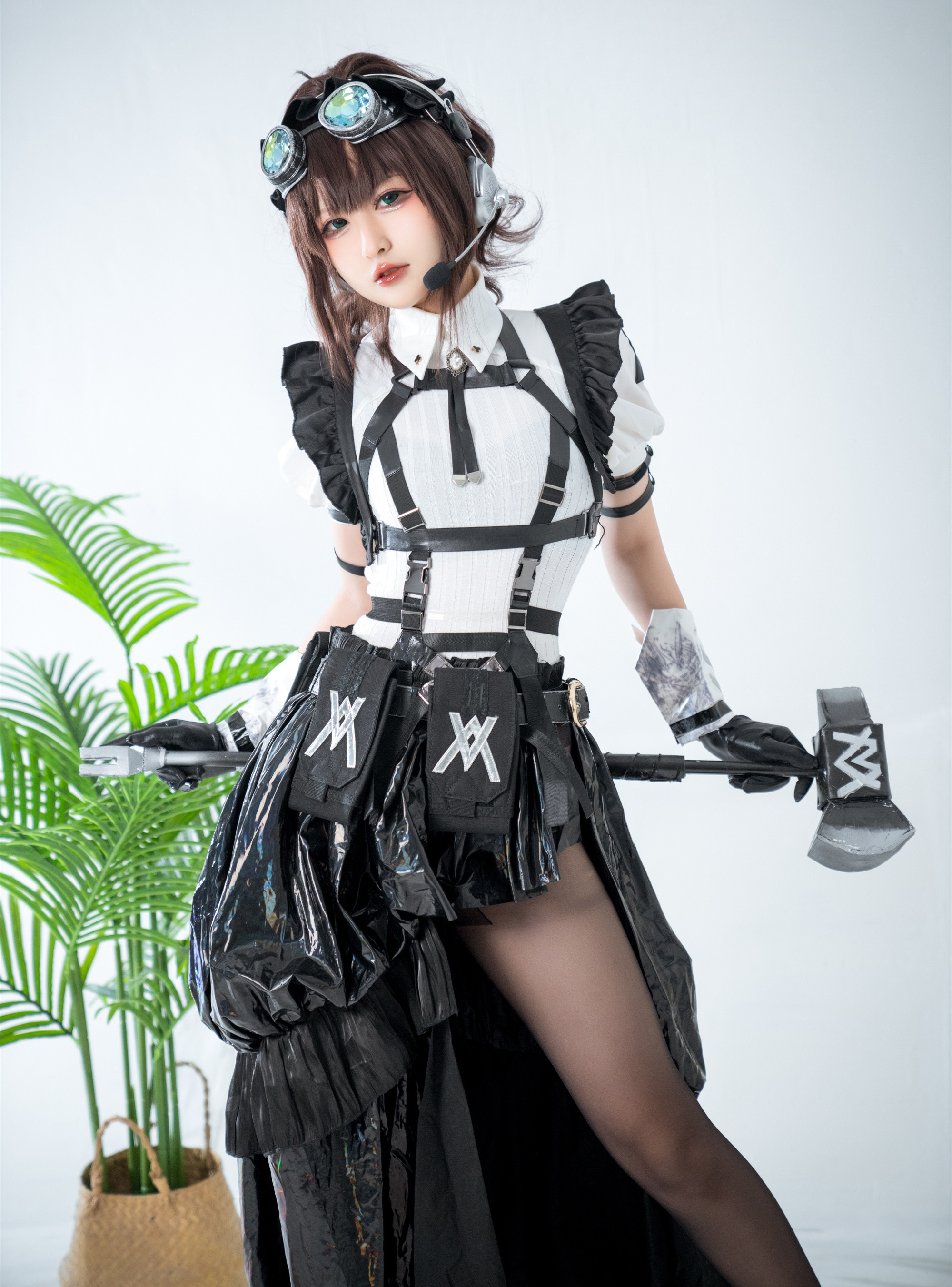 喵喵的喵吖战斗女仆绫cosplay6