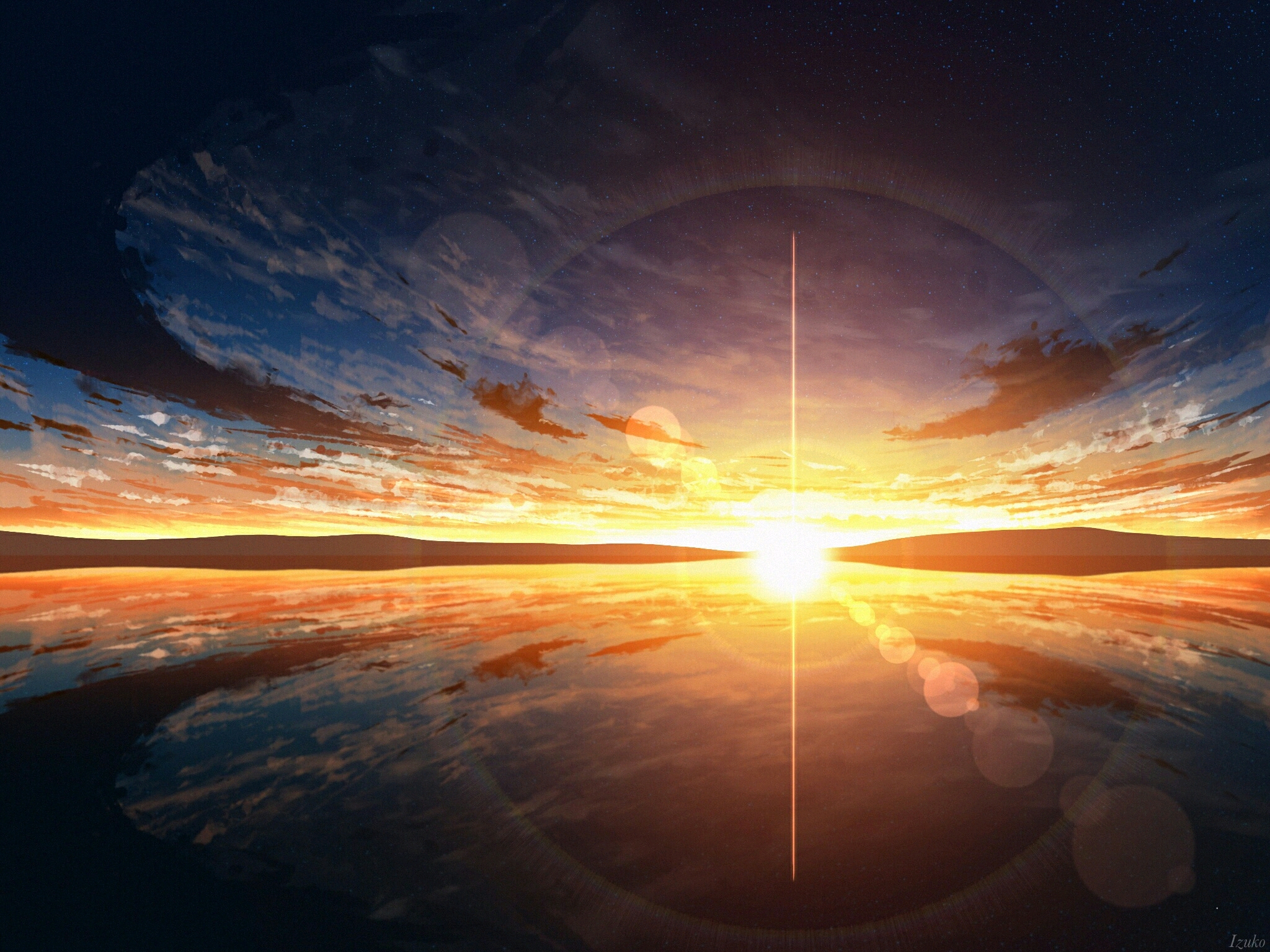 壁纸,陪你看日出日落