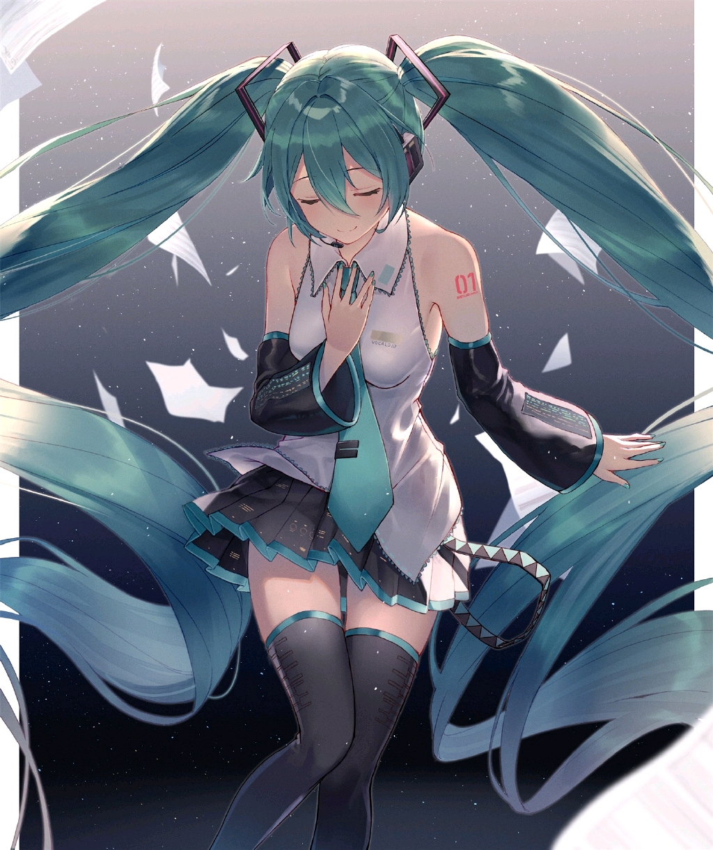 『初音ミク』公式服精选100张ღ