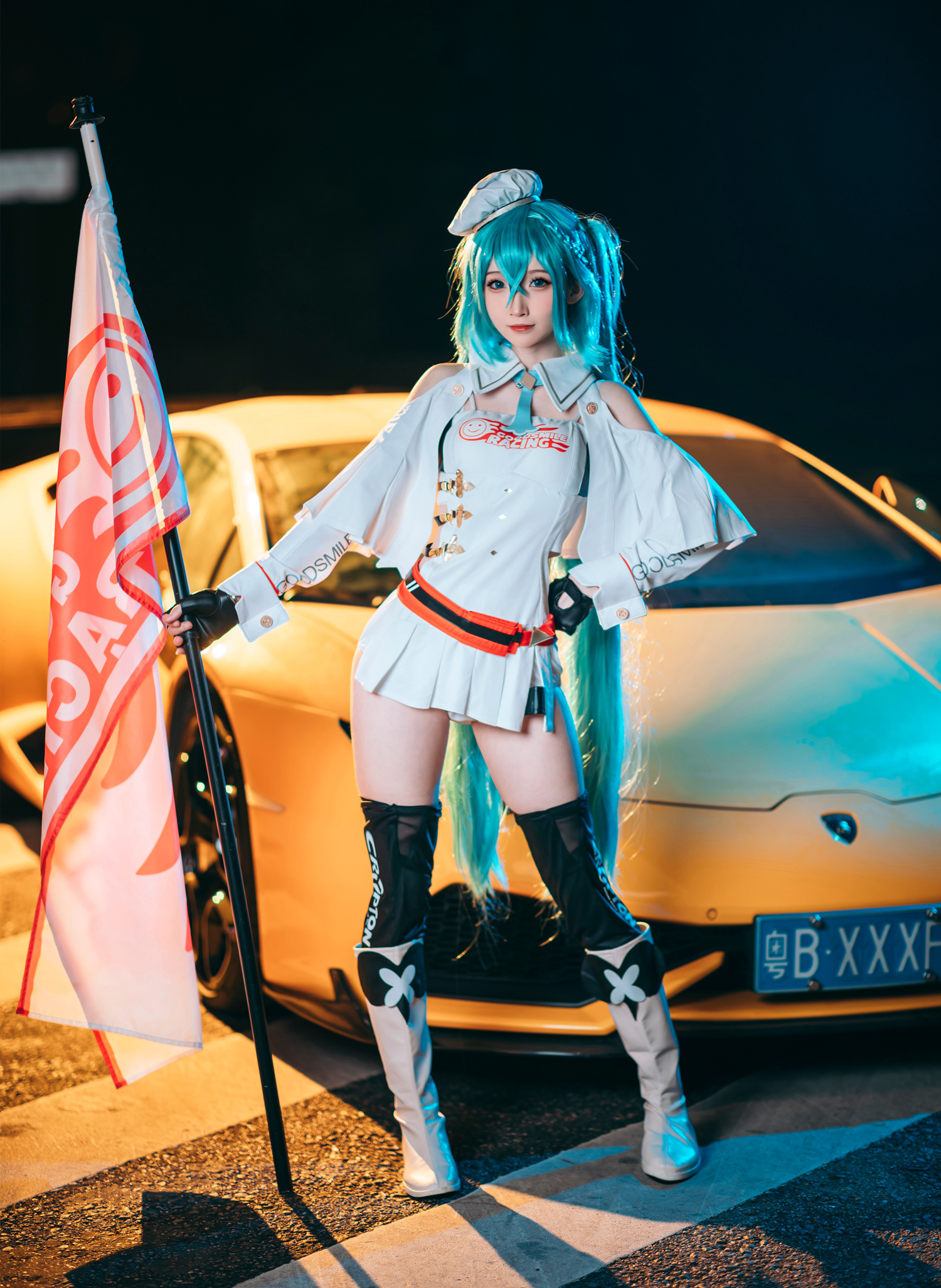 祖木子初音未来2023赛车服cosplay2