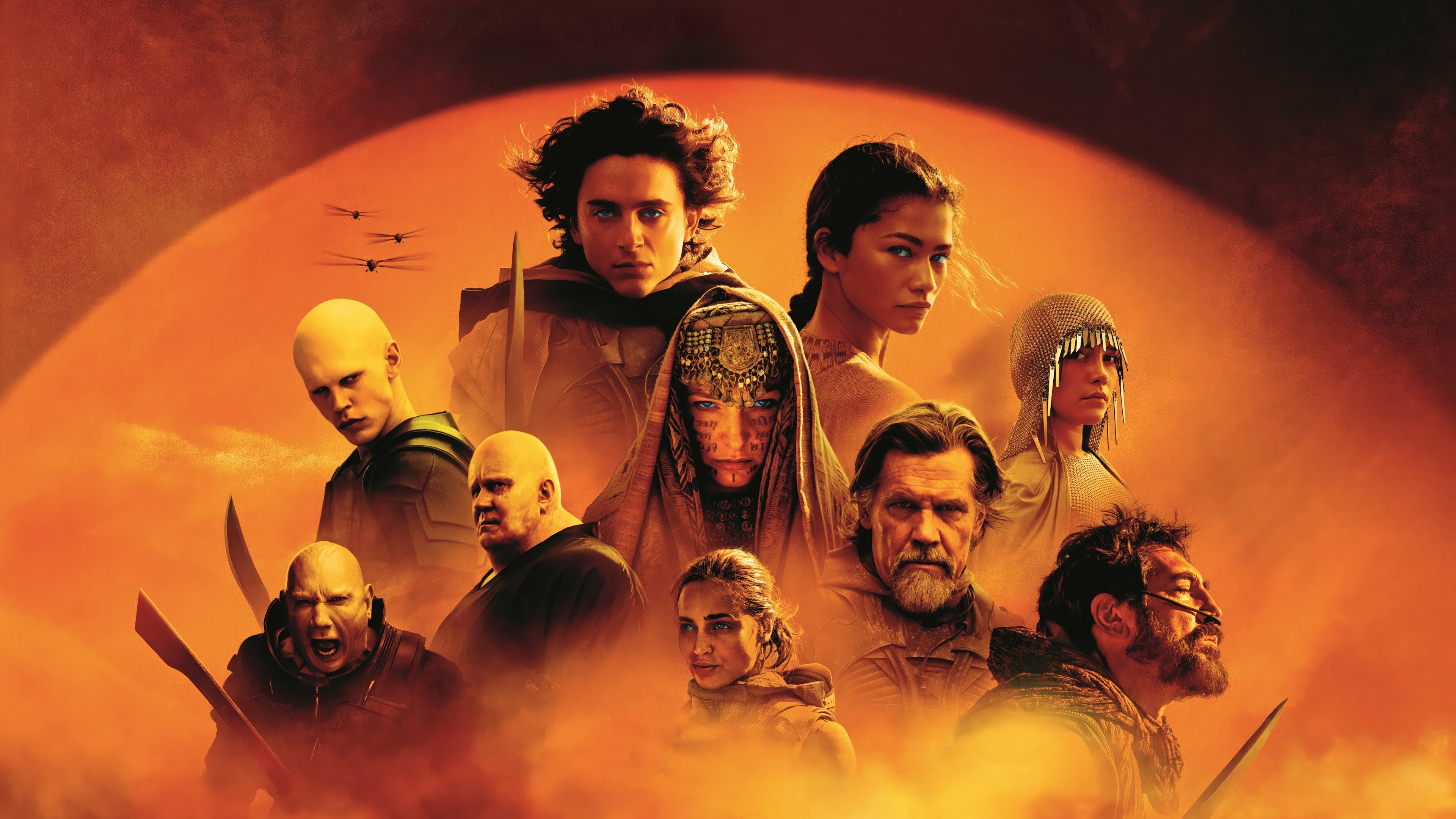 沙丘2（Dune: Part Two）| 提莫西·查拉梅 赞达亚 主演电影 | 4K 电脑壁纸 手机壁纸 - 哔哩哔哩