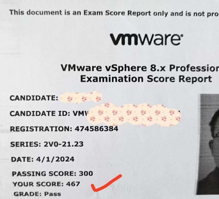 VMware VSphere 8.x Professional (2v0-21.23) 考试练习题 V20230330 - 哔哩哔哩