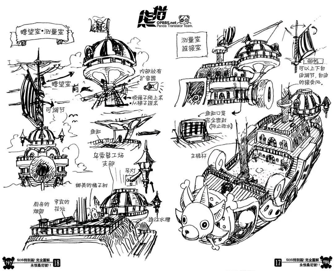 海贼王桑尼号设计图