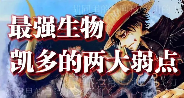 海贼王 最强生物凯多的两大弱点 扭转和之国鬼岛之战 哔哩哔哩