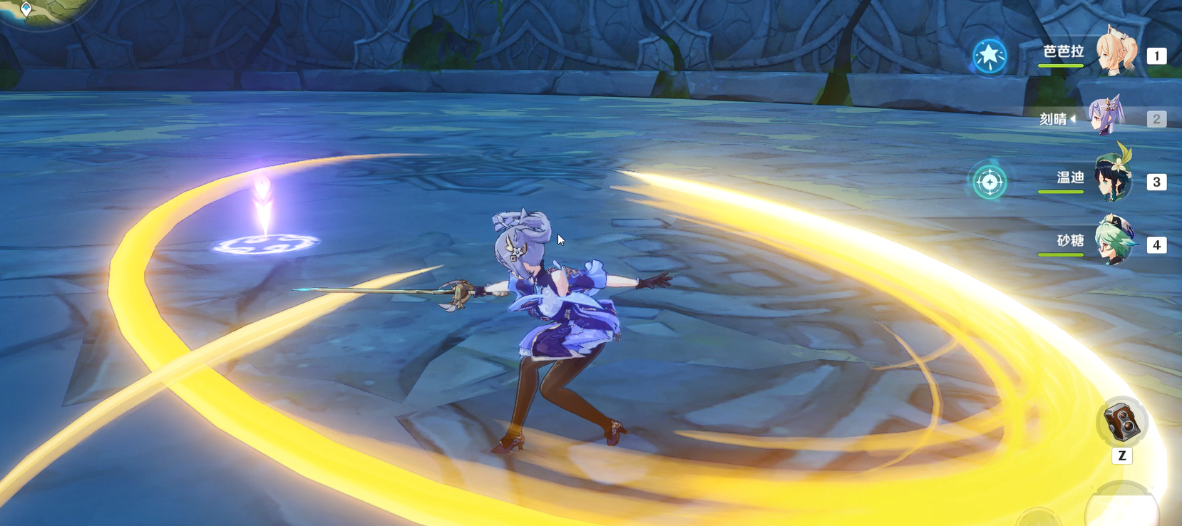 刻晴双e小技巧重击冲刺是关键