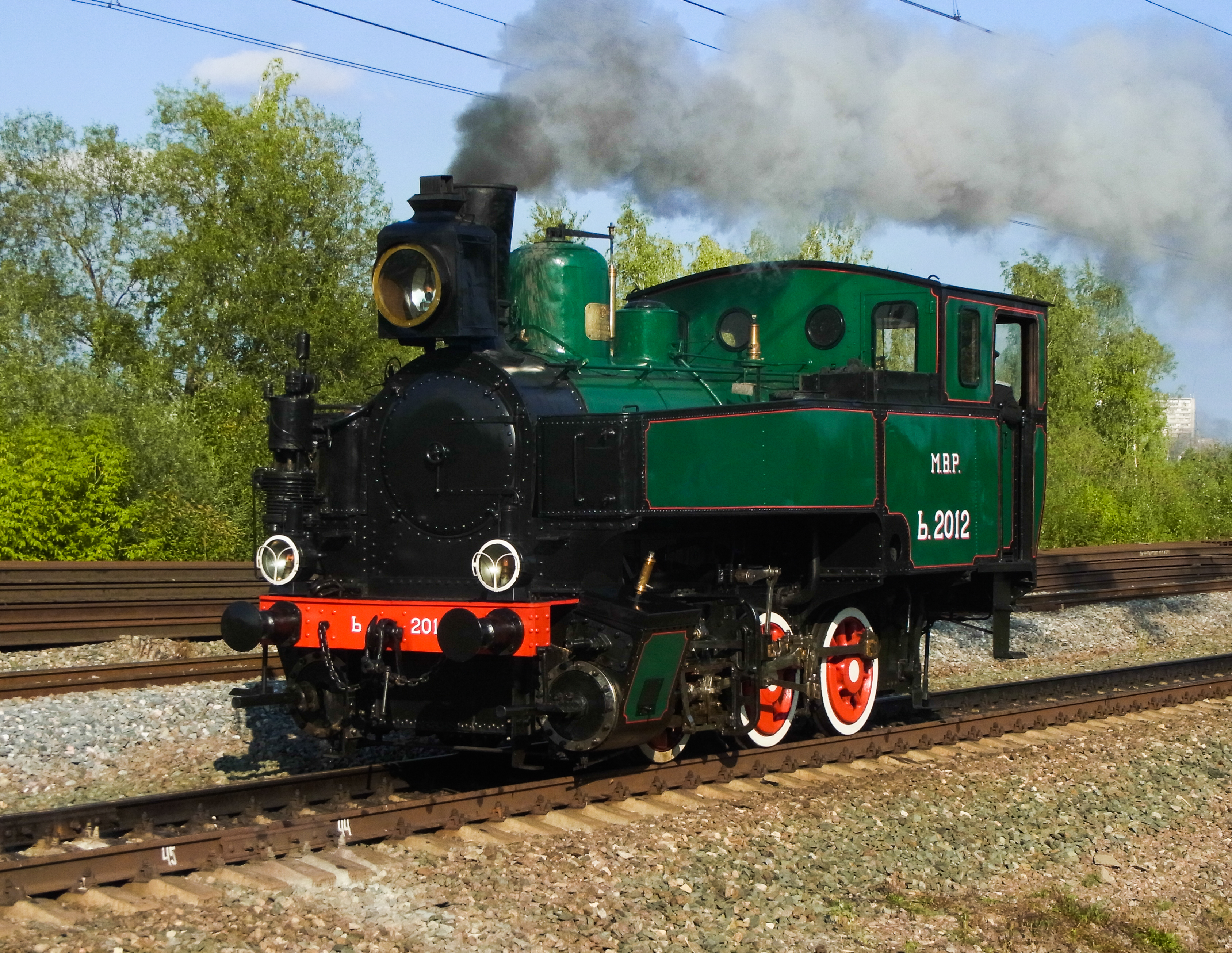 3985号蒸气火车图片