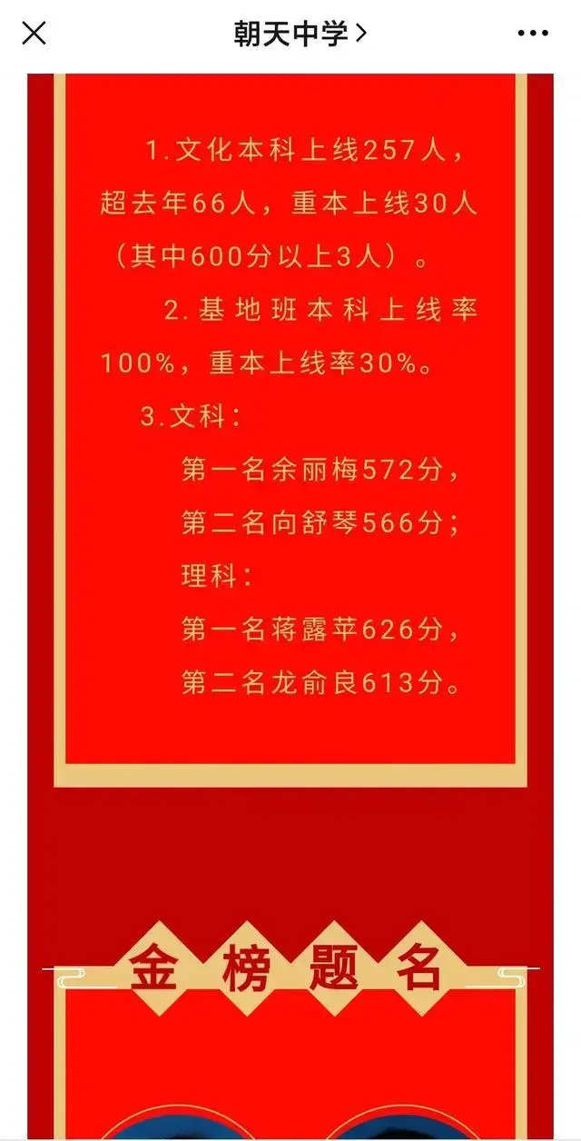 沾沾喜气 21四川高考喜报出炉 哪所学校学霸最多 哔哩哔哩