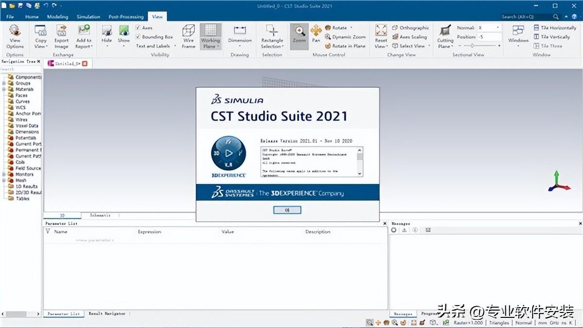 CST Studio Suite 2021软件安装包和安装教程 哔哩哔哩