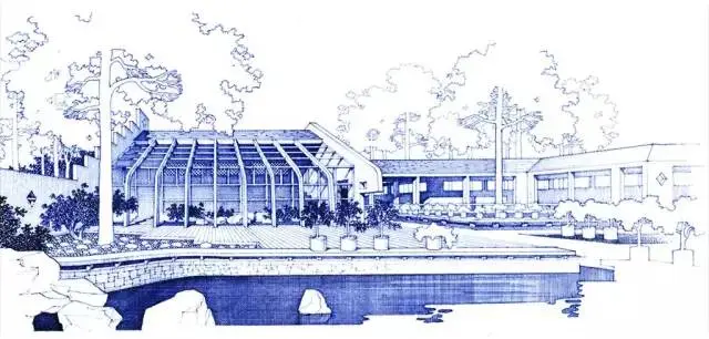 院士彭一刚建筑设计钢笔画,太震撼!