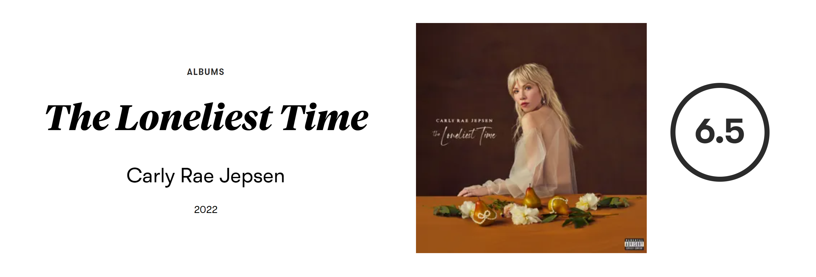 【渣翻】Pitchfork 评 Carly Rae Jepsen The Loneliest Time 哔哩哔哩