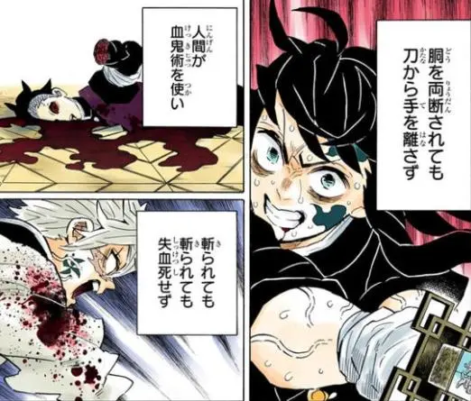 鬼灭之刃 霞柱时透无一郎与玄弥战死上弦一黑死牟终被斩杀 哔哩哔哩