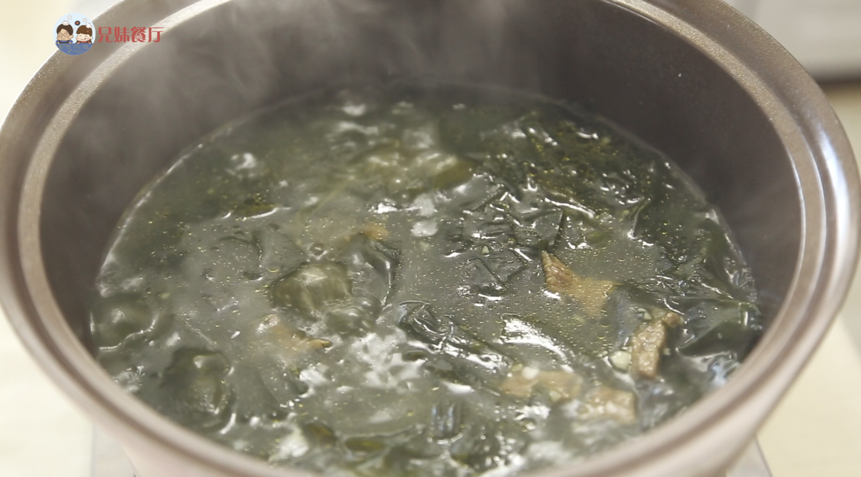 海带汤在韩国生日一定吃的料理韩国兄妹教你做