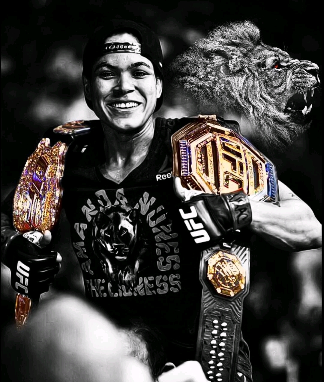 ufc女子雏量级羽量级双冠王母狮阿曼达努涅斯ins照片自取