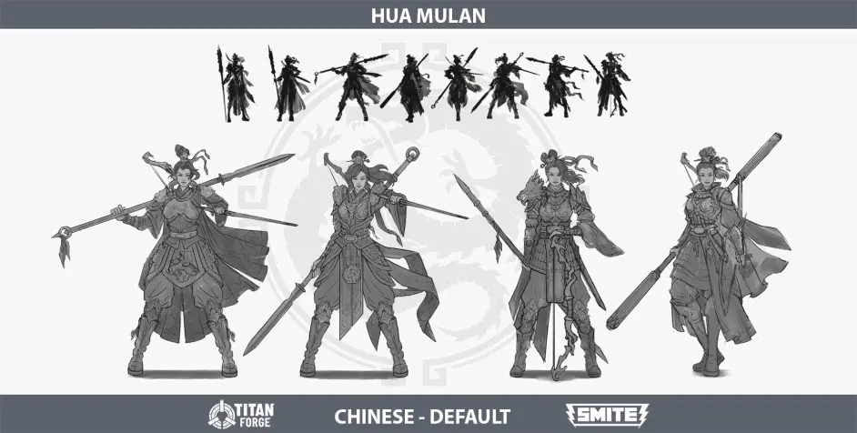 神之浩劫smite花木兰解析 哔哩哔哩