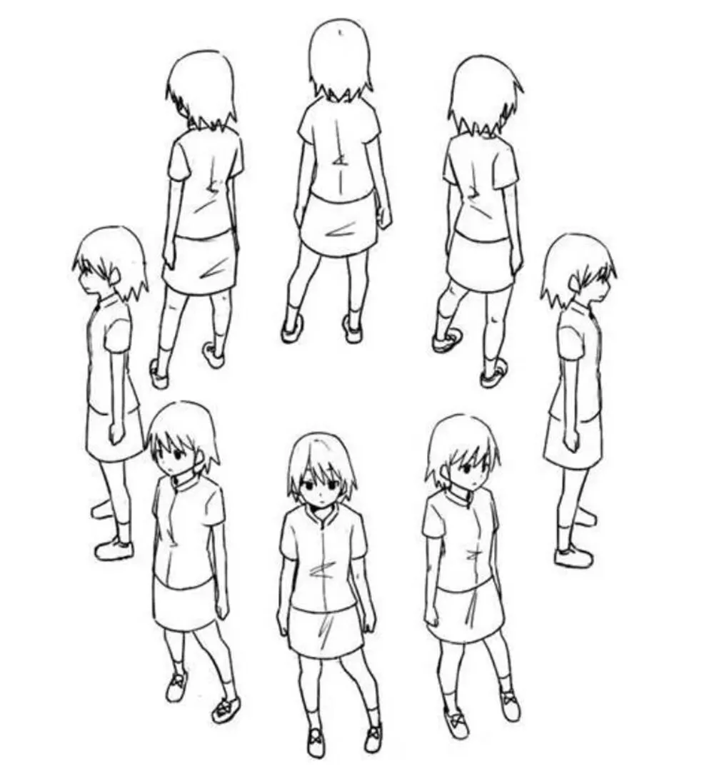 动态人物透视怎么画教你画人体动态中的透视关系