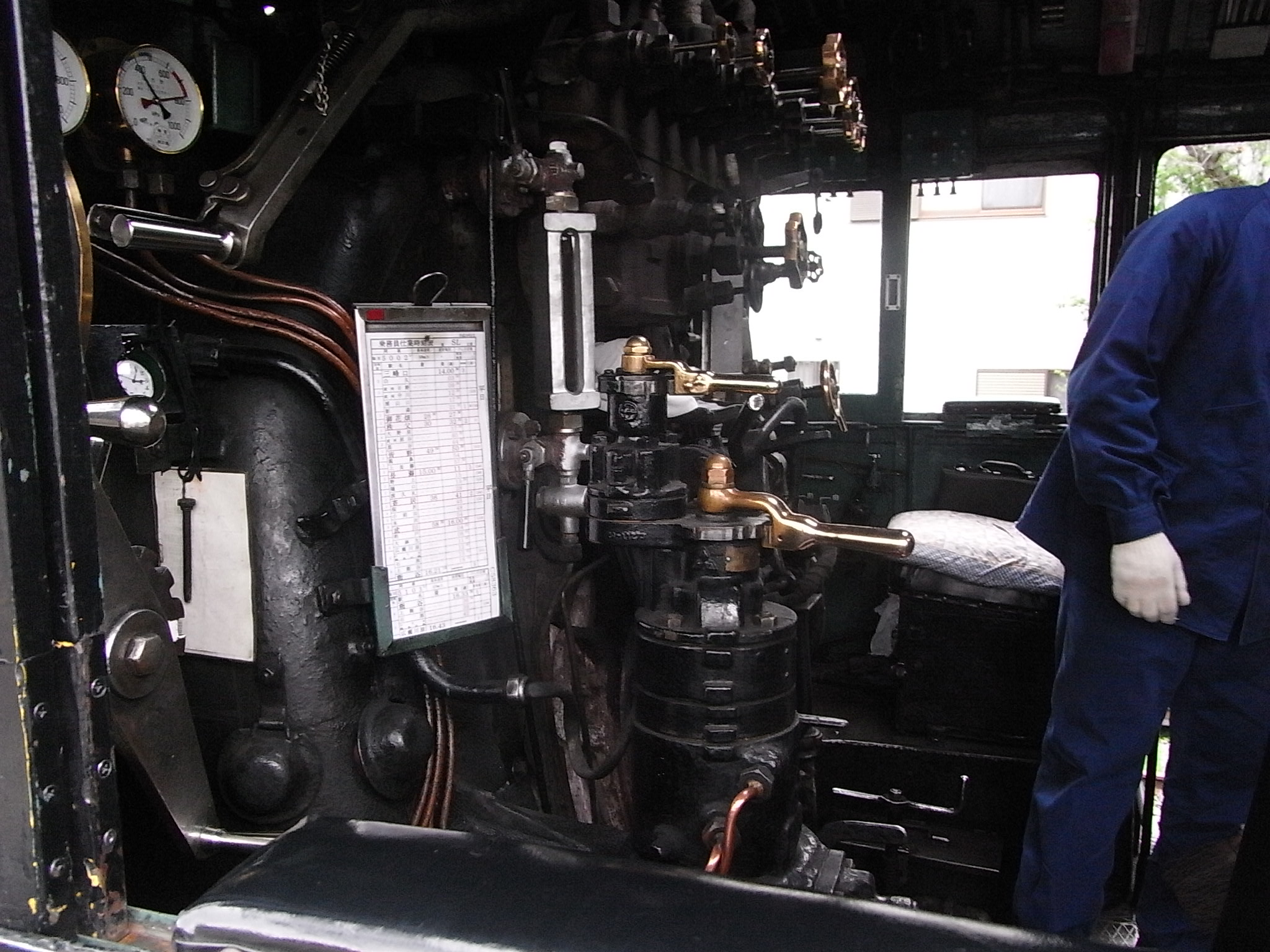 蒸汽机车驾驶舱图片