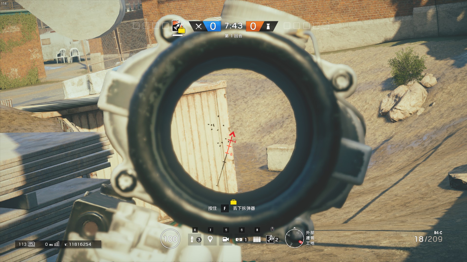 彩虹六号排位地图进攻方防偷人点-俱乐部会所