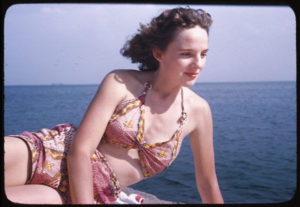 彩色老照片 年美国的泳装美女 个个都很吸引人 哔哩哔哩