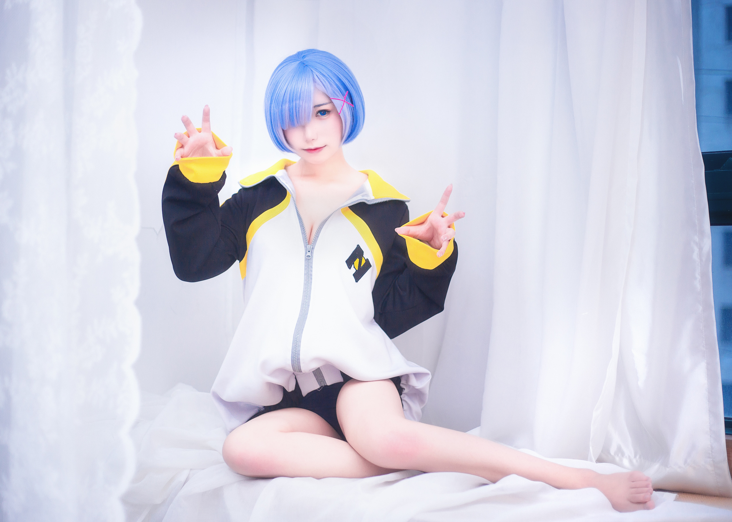 芋圆侑子SJ蕾姆运动服cosplay5