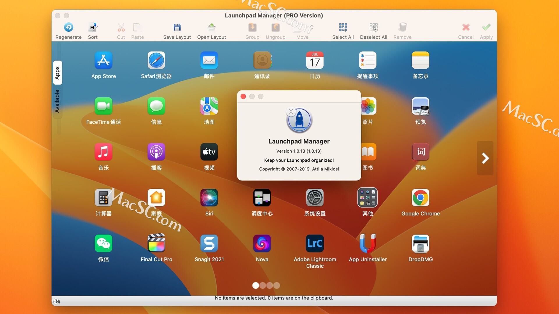 launchpad manager mojave