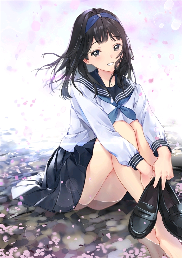 动画 动漫杂谈 p站美图推荐——樱花特辑飘落的樱花仿佛舞着的精灵