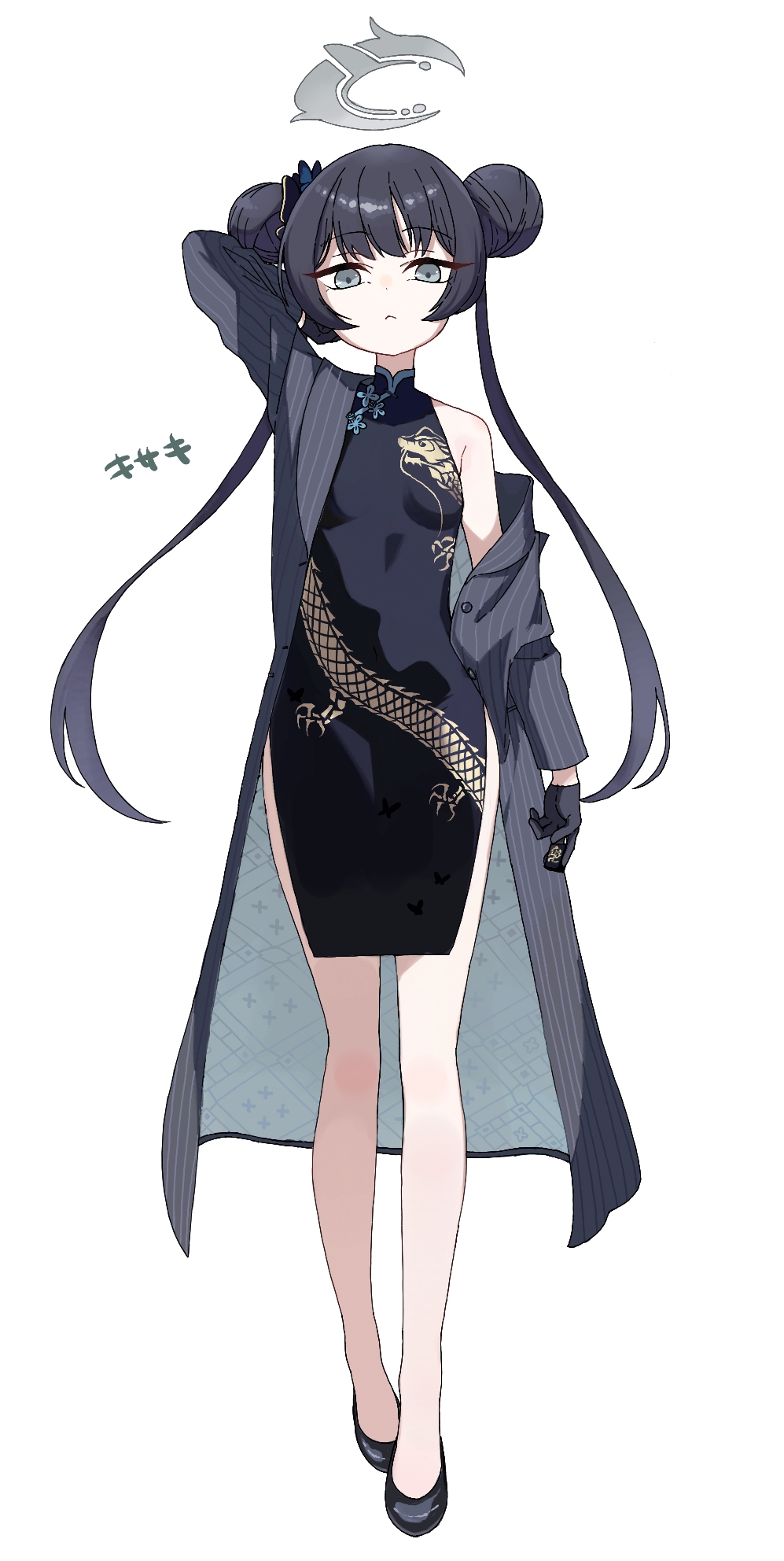 《蔚蓝档案》龙华 妃咲插画 - 哔哩哔哩