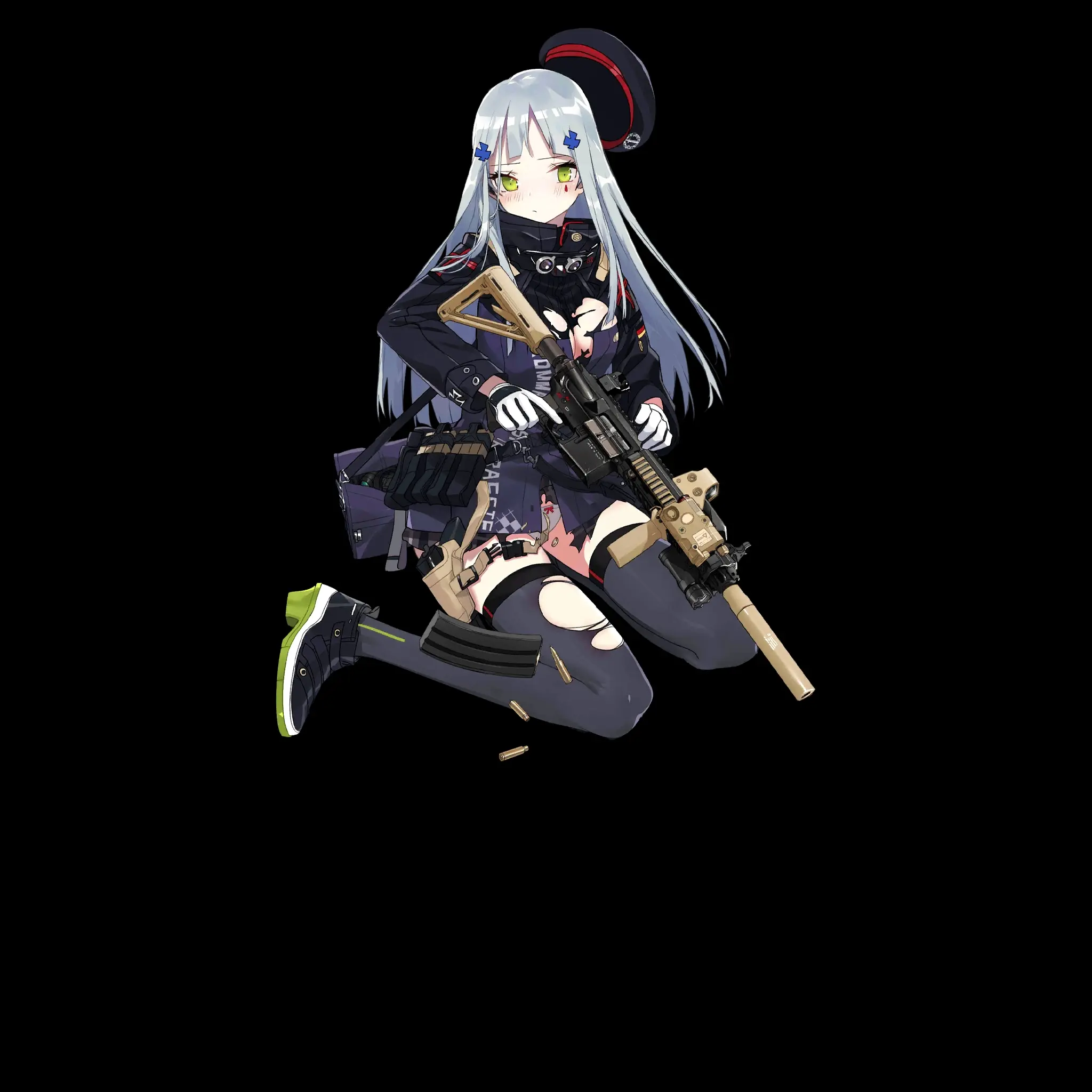 少女前线hk416立绘 - 哔哩哔哩