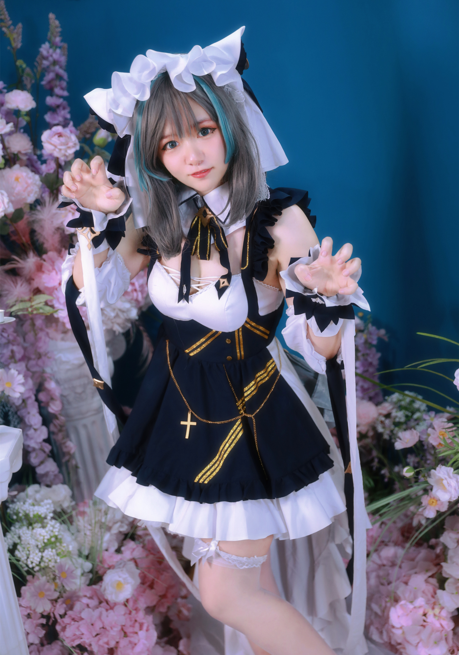 朝路不能再吃了碧蓝航线柴郡cosplay1