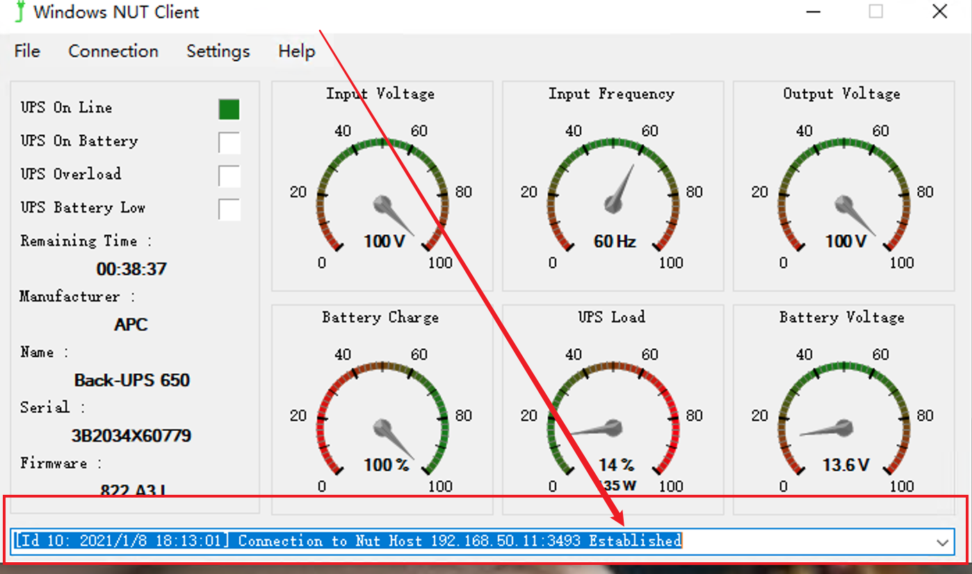 Network ups tools windows настройка